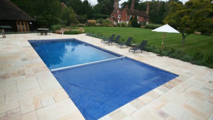 Navy Blue AQM Pool Cover